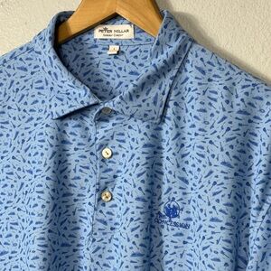 Peter Millar Men's Griffins Performance Mesh Polo